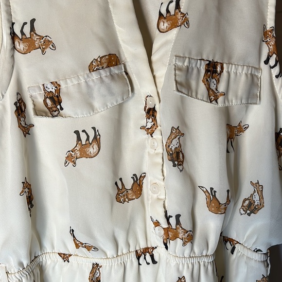 Streetwear Society mini dress foxes‚ S/P - Picture 5 of 10